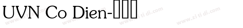 UVN Co Dien字体转换
